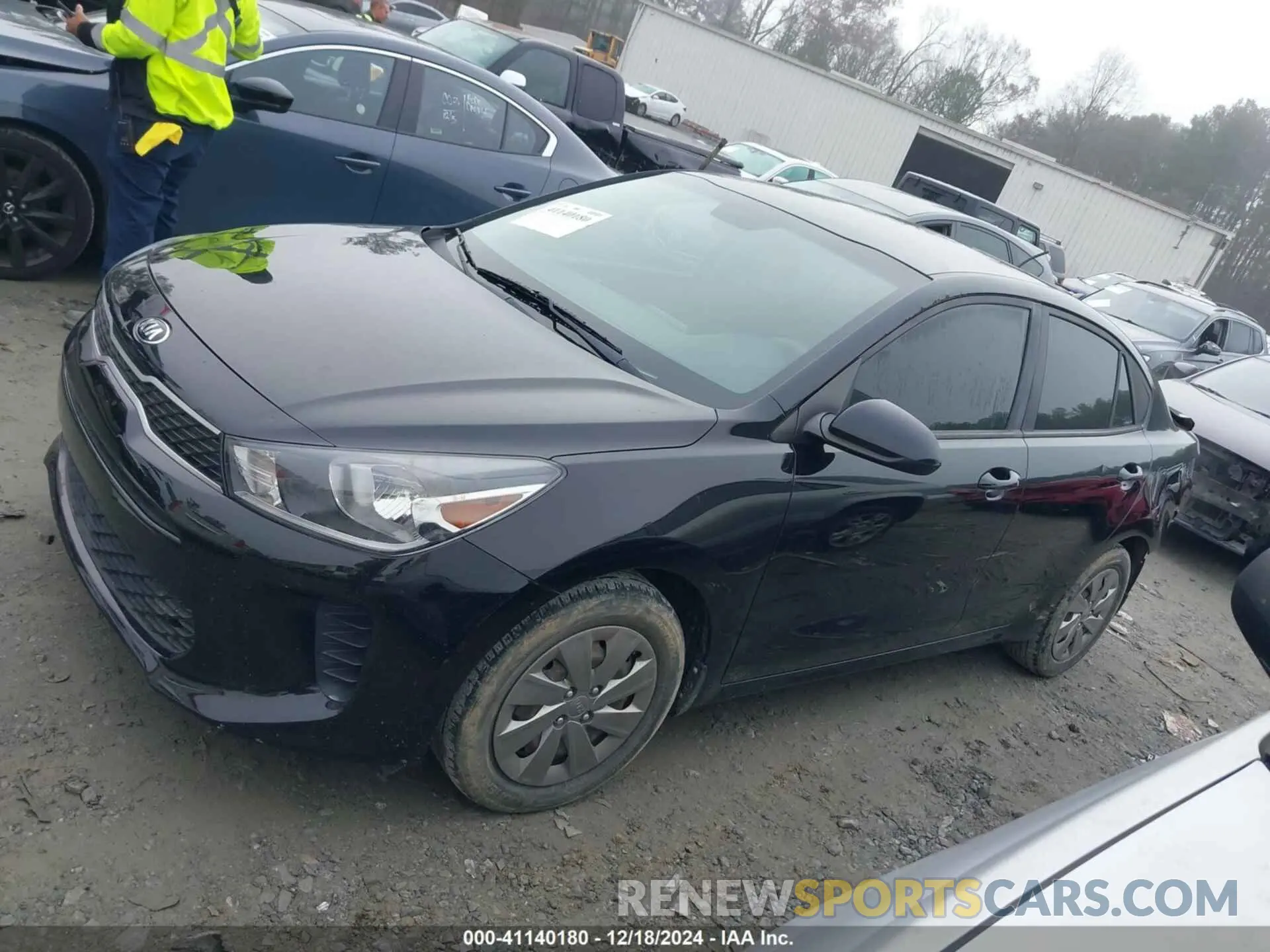 14 Photograph of a damaged car 3KPA24AB4KE209094 KIA RIO 2019