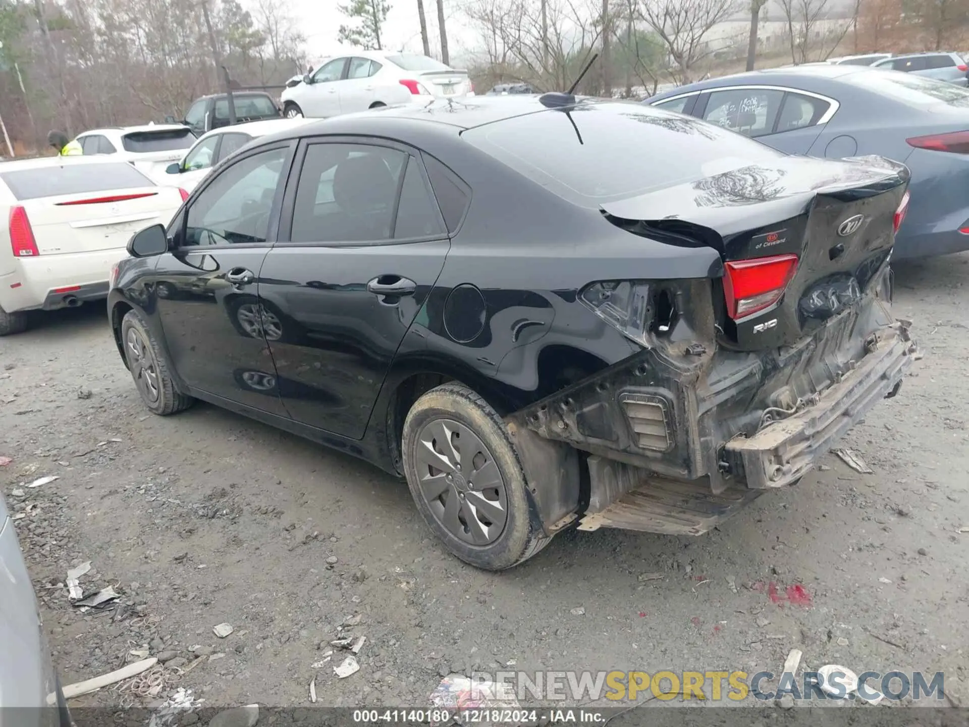 3 Photograph of a damaged car 3KPA24AB4KE209094 KIA RIO 2019