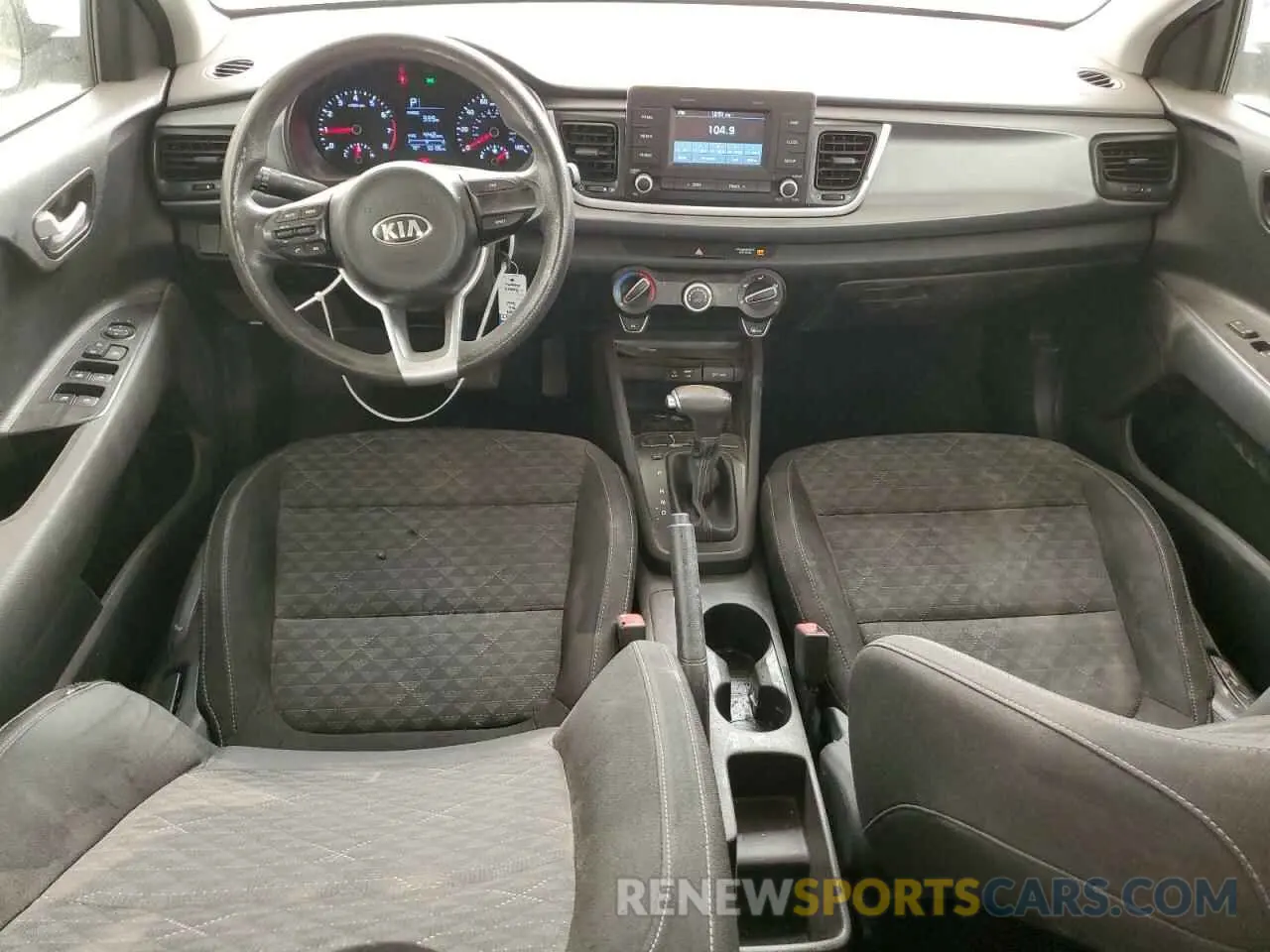 8 Photograph of a damaged car 3KPA24AB4KE220287 KIA RIO 2019
