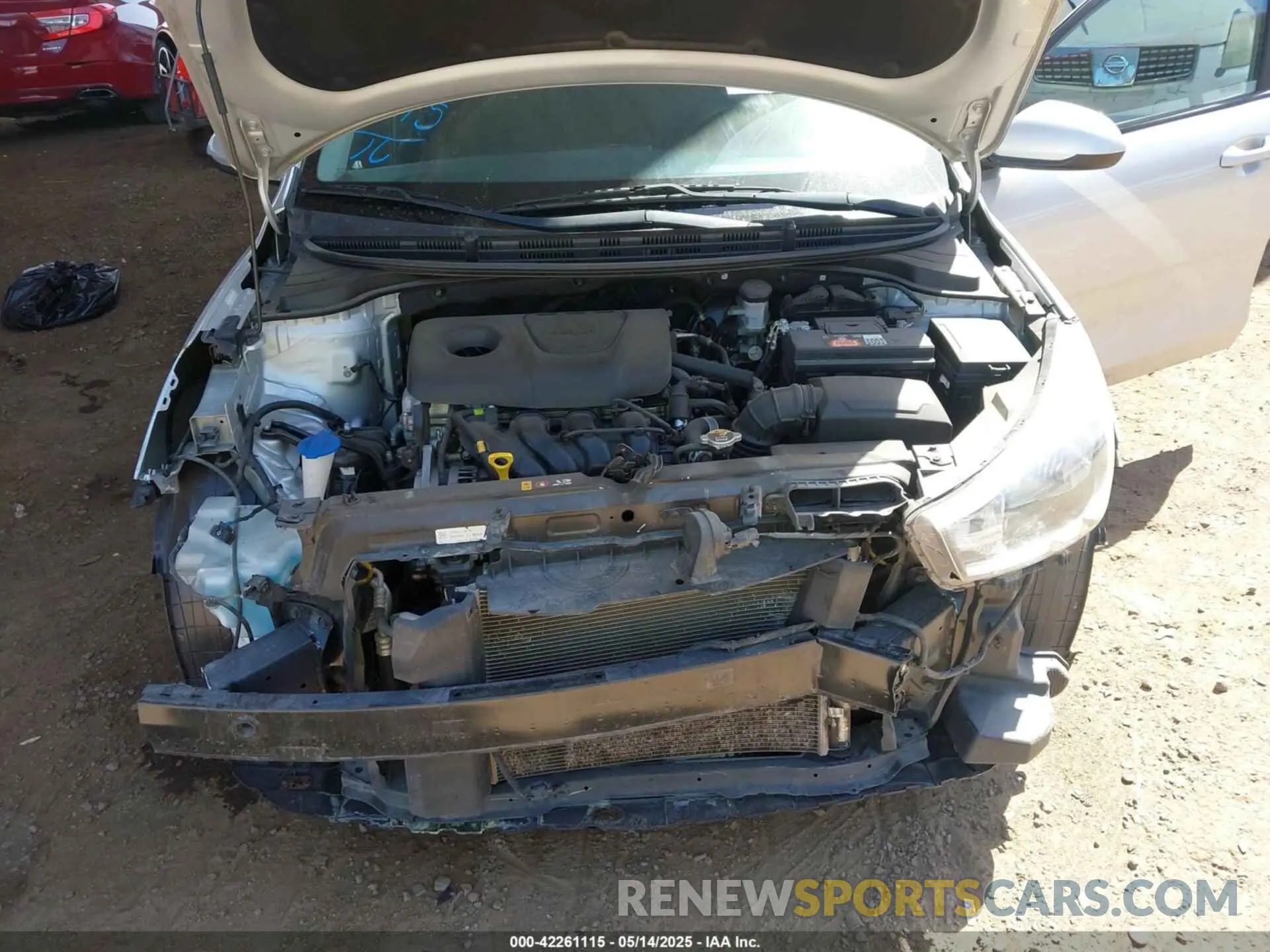 10 Photograph of a damaged car 3KPA24AB4KE220838 KIA RIO 2019
