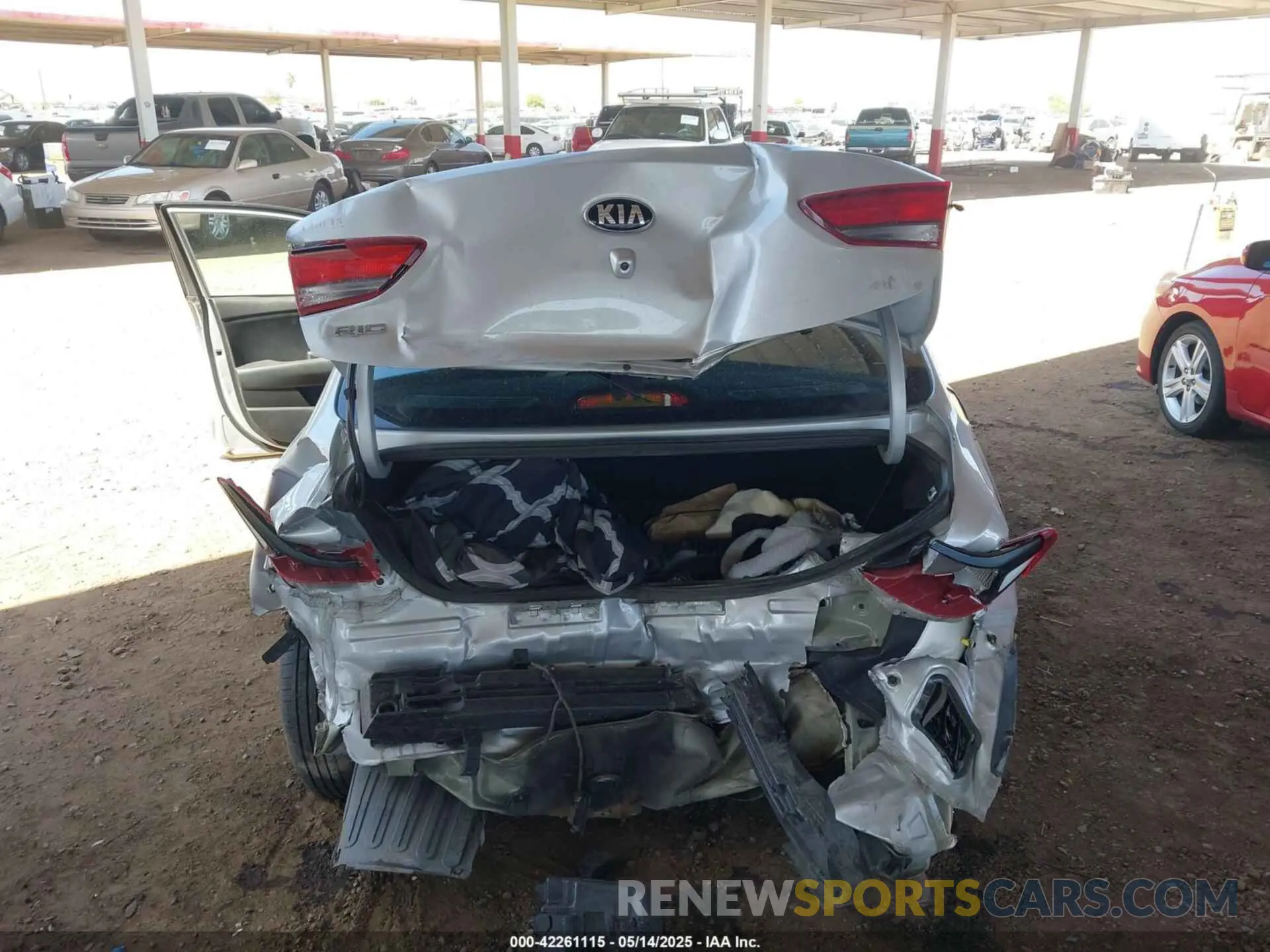 6 Photograph of a damaged car 3KPA24AB4KE220838 KIA RIO 2019
