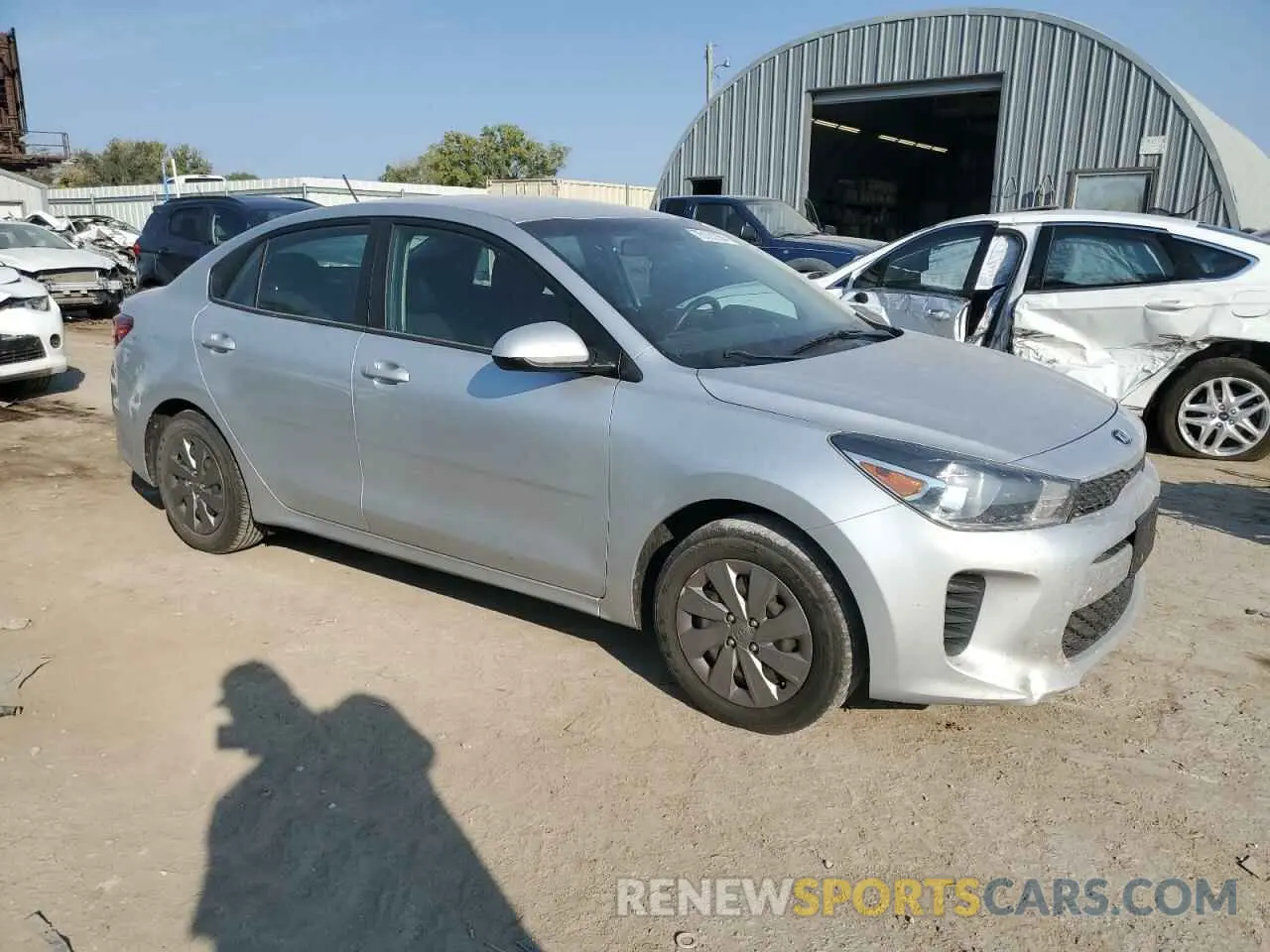 4 Photograph of a damaged car 3KPA24AB5KE167129 KIA RIO 2019