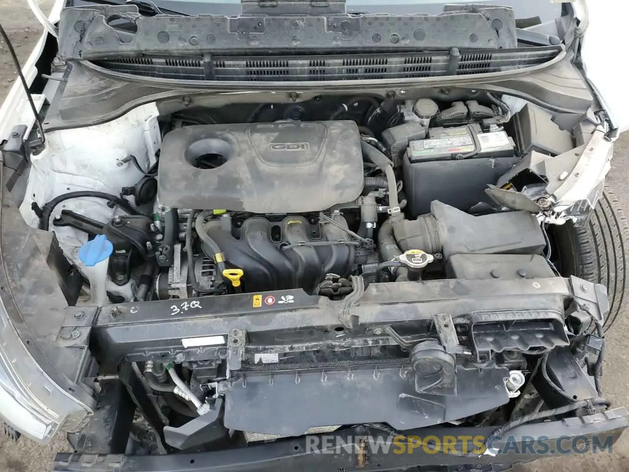 12 Photograph of a damaged car 3KPA24AB5KE208214 KIA RIO 2019
