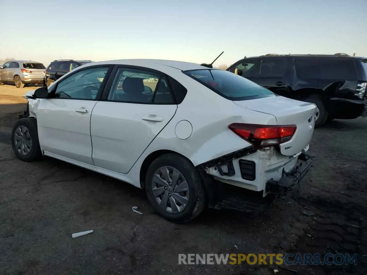 2 Photograph of a damaged car 3KPA24AB5KE208214 KIA RIO 2019