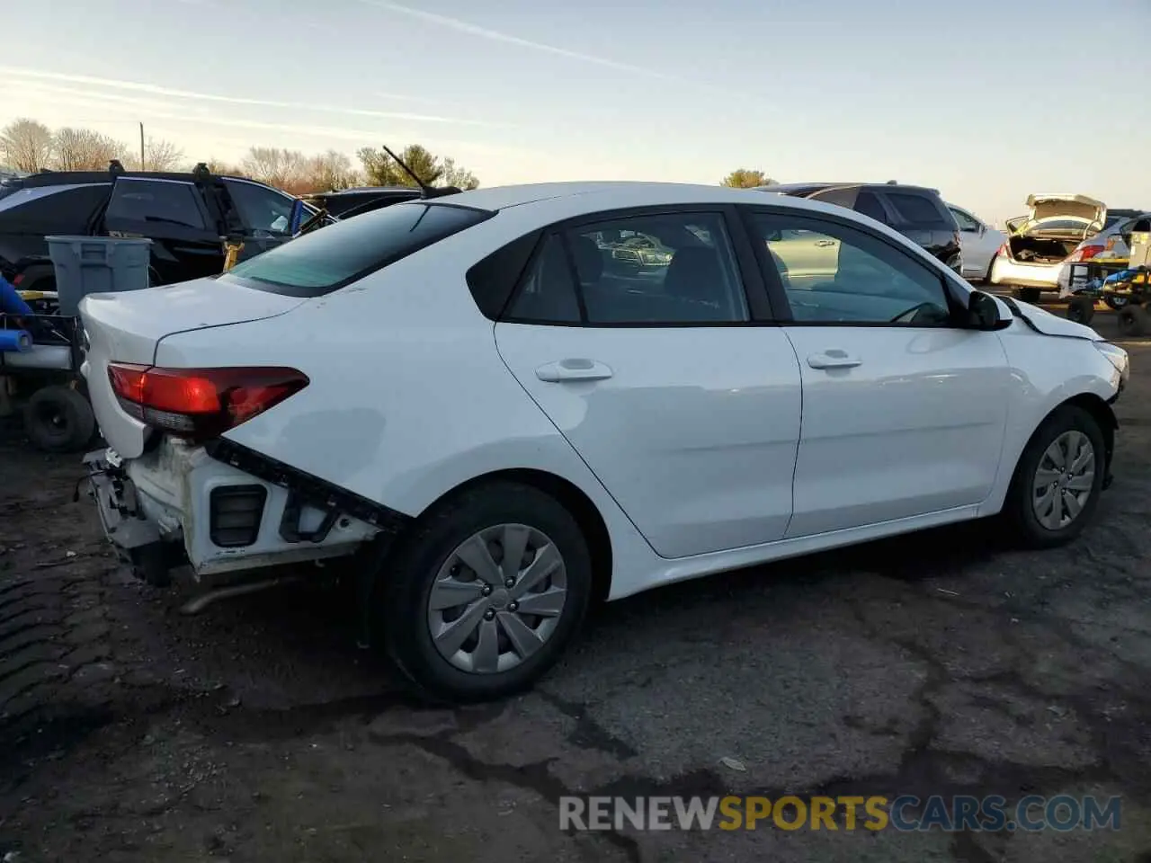 3 Photograph of a damaged car 3KPA24AB5KE208214 KIA RIO 2019