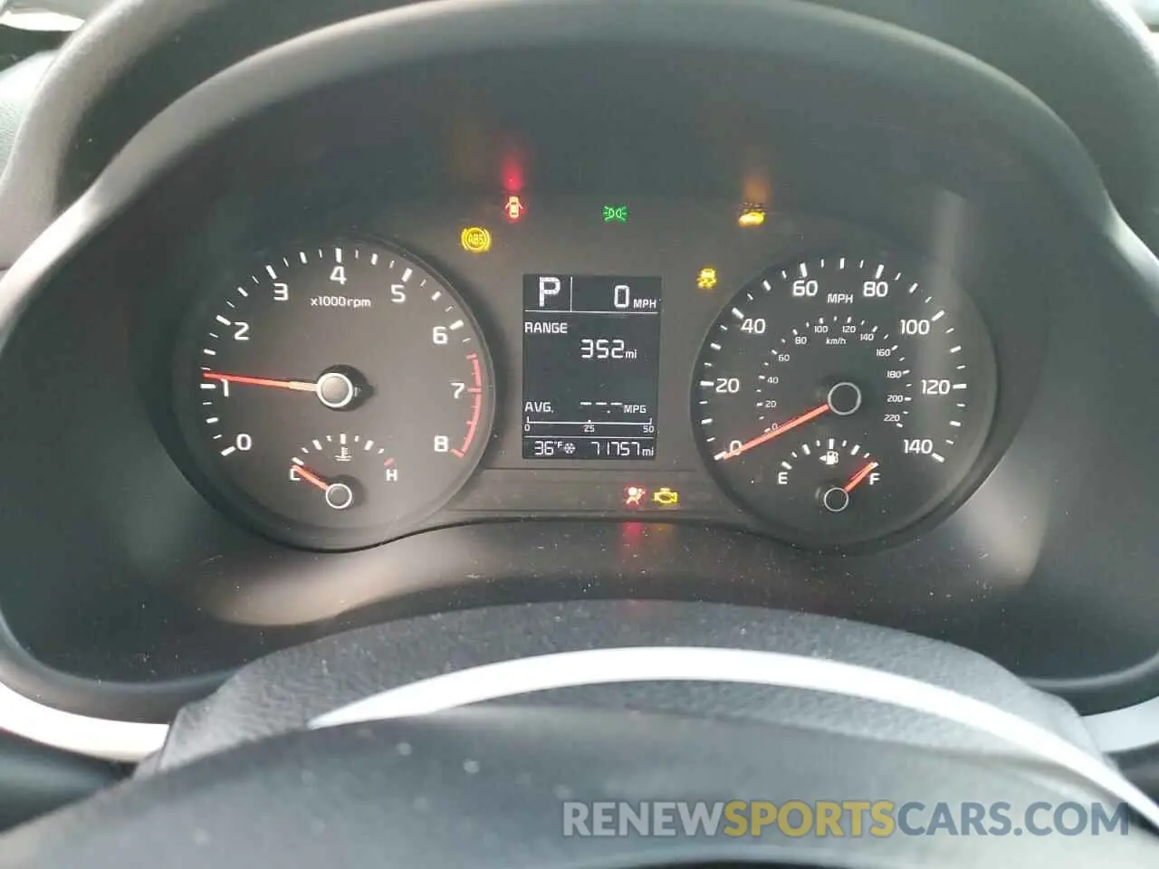 9 Photograph of a damaged car 3KPA24AB5KE208214 KIA RIO 2019