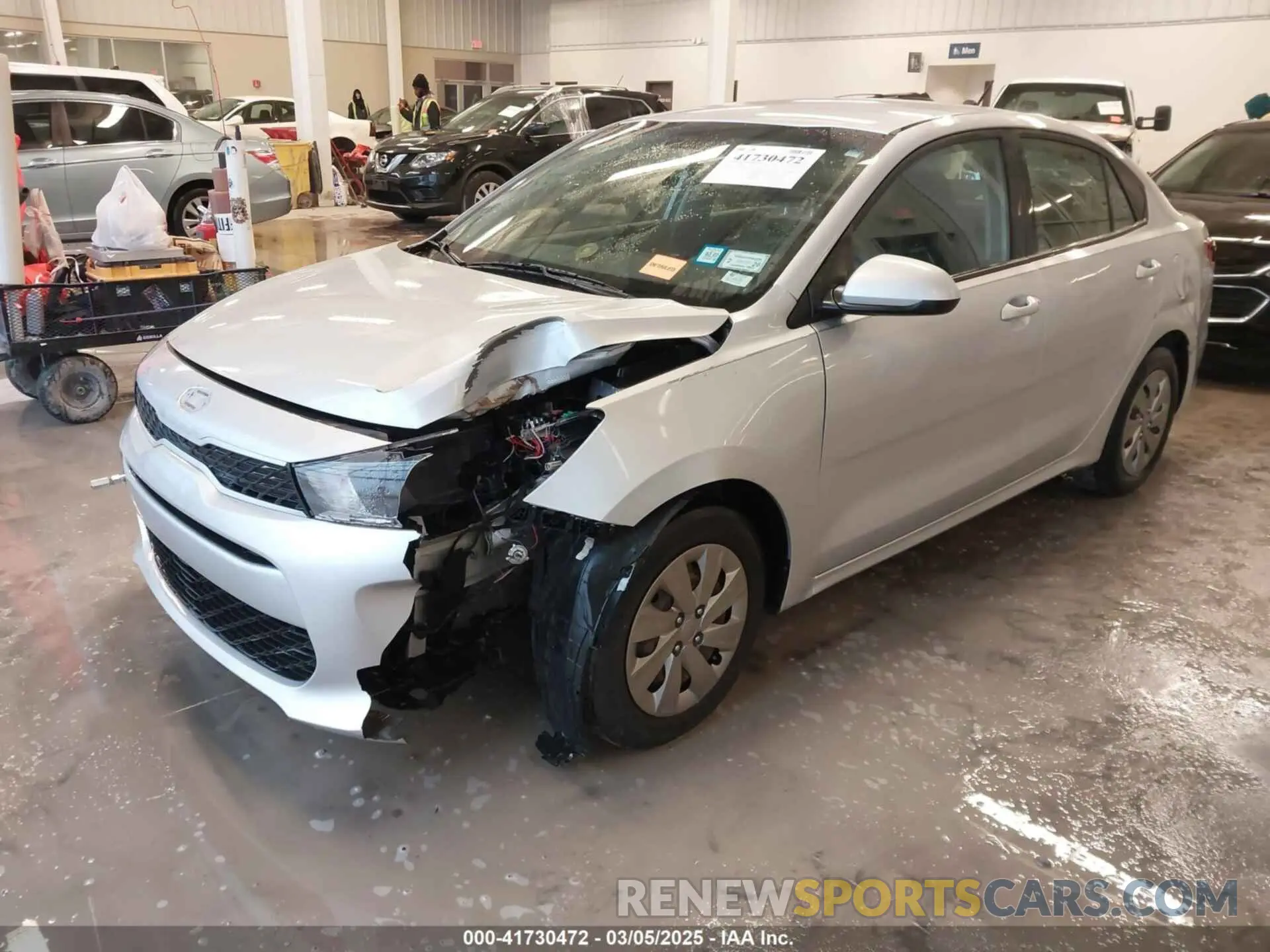 2 Photograph of a damaged car 3KPA24AB5KE210352 KIA RIO 2019