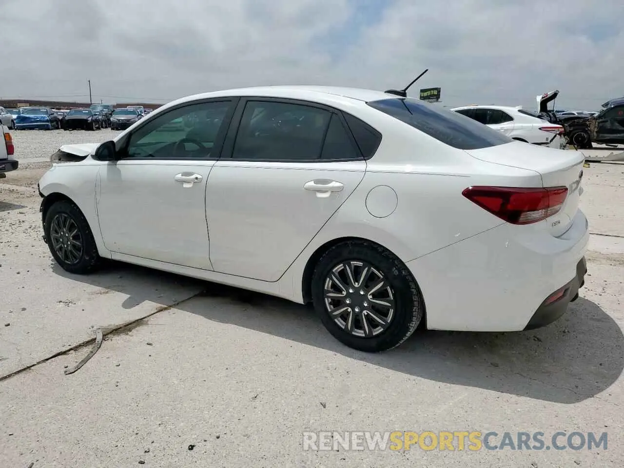 2 Photograph of a damaged car 3KPA24AB5KE213848 KIA RIO 2019