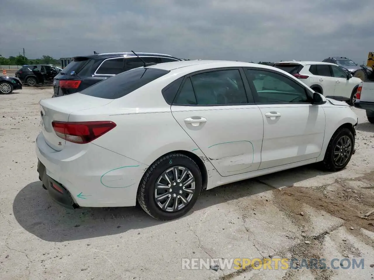 3 Photograph of a damaged car 3KPA24AB5KE213848 KIA RIO 2019