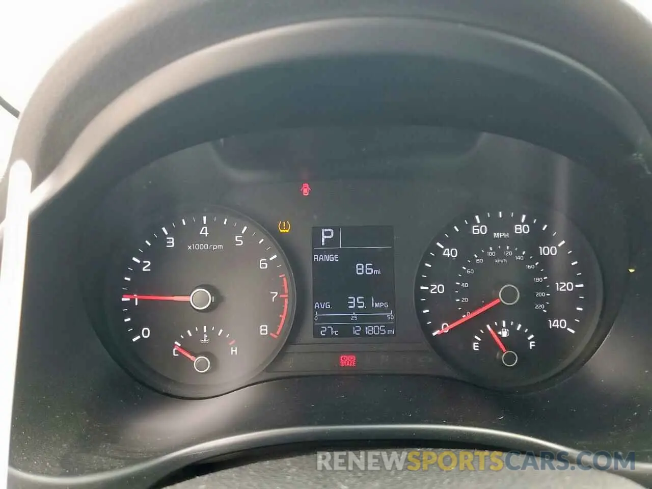 9 Photograph of a damaged car 3KPA24AB5KE213848 KIA RIO 2019