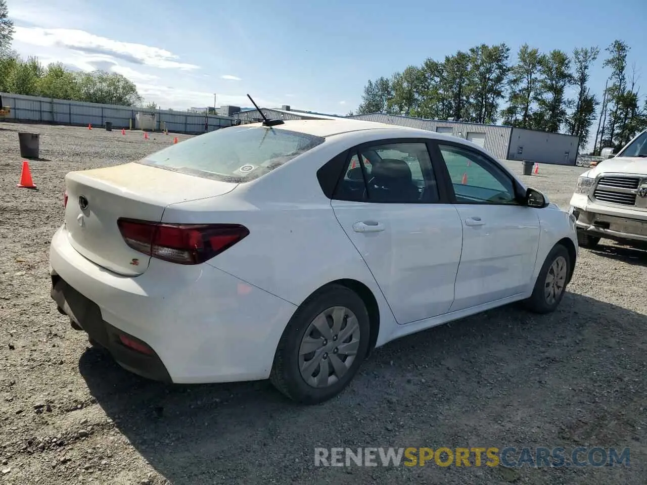 3 Photograph of a damaged car 3KPA24AB5KE216121 KIA RIO 2019