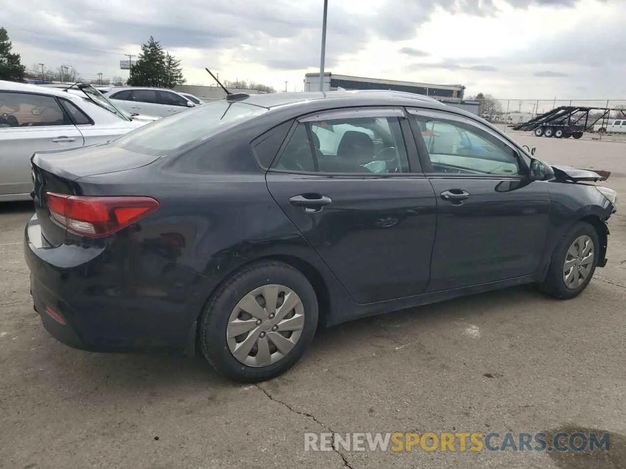 3 Photograph of a damaged car 3KPA24AB5KE222243 KIA RIO 2019