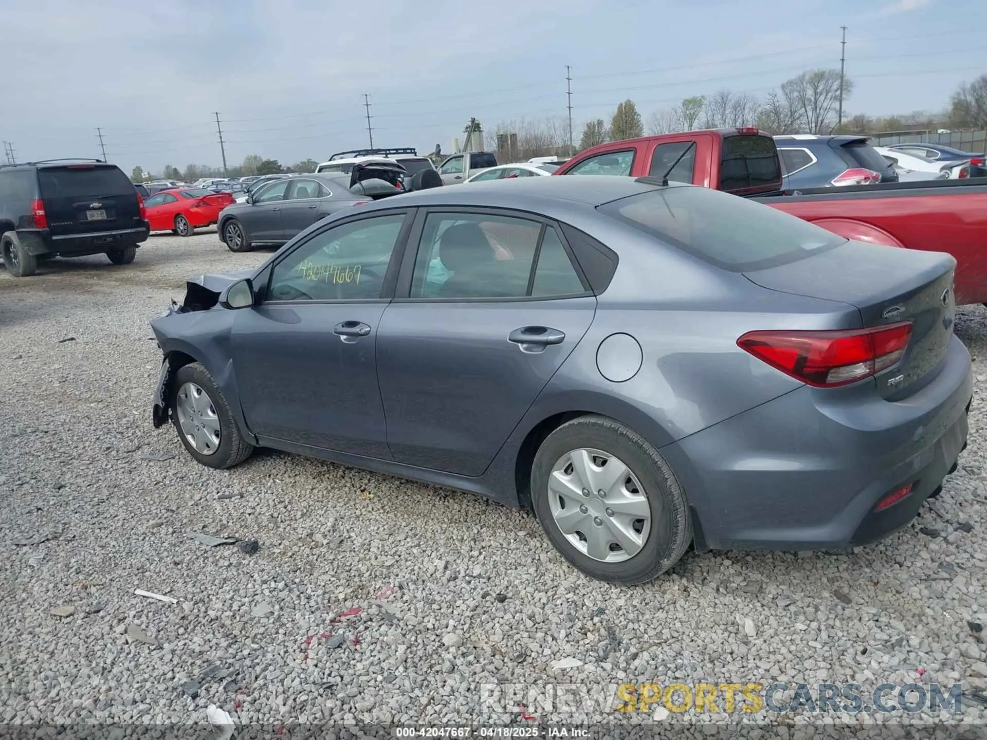 14 Photograph of a damaged car 3KPA24AB5KE239236 KIA RIO 2019