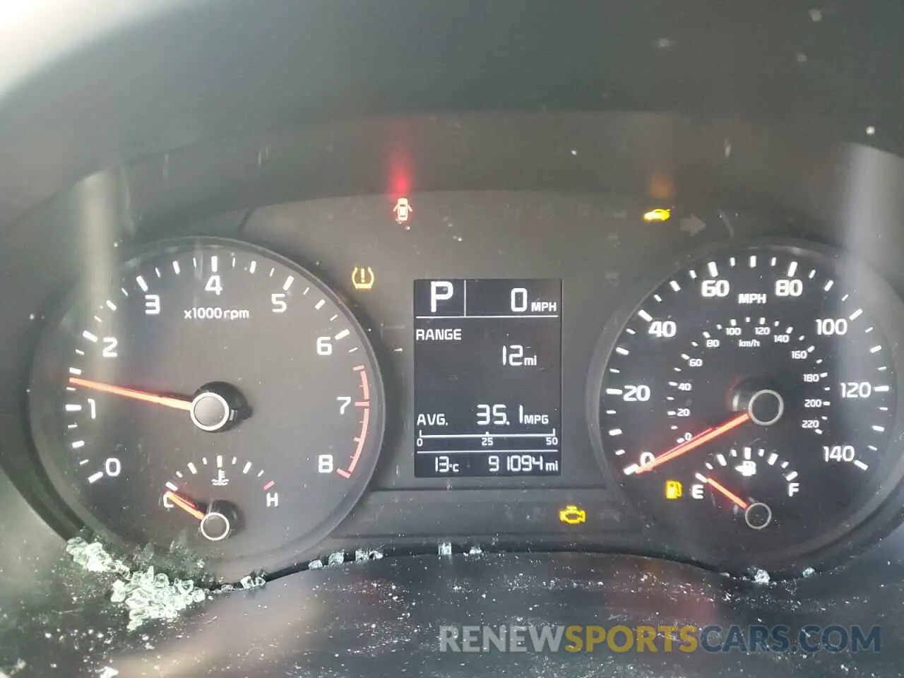 9 Photograph of a damaged car 3KPA24AB6KE158701 KIA RIO 2019