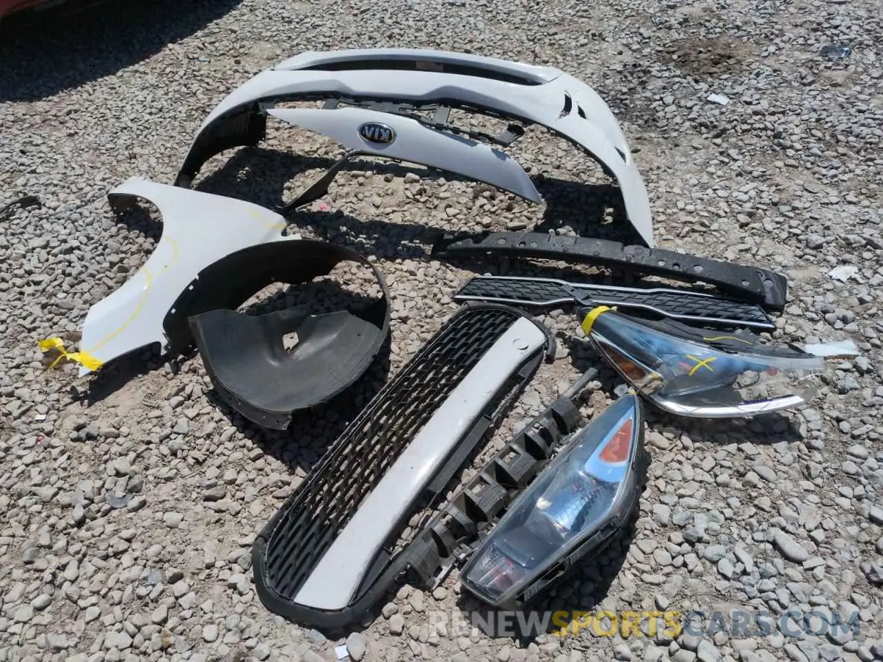12 Photograph of a damaged car 3KPA24AB6KE166751 KIA RIO 2019