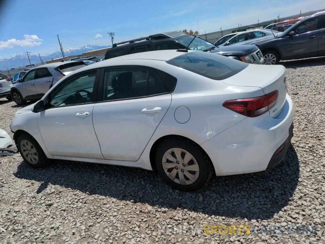 2 Photograph of a damaged car 3KPA24AB6KE166751 KIA RIO 2019