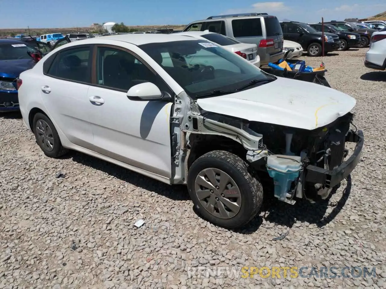 4 Photograph of a damaged car 3KPA24AB6KE166751 KIA RIO 2019