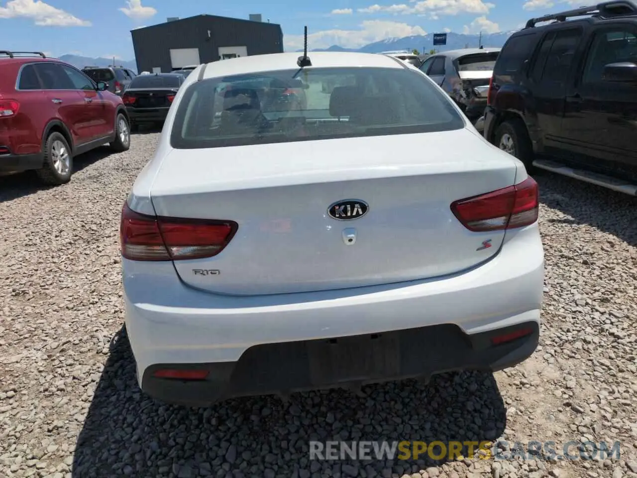 6 Photograph of a damaged car 3KPA24AB6KE166751 KIA RIO 2019
