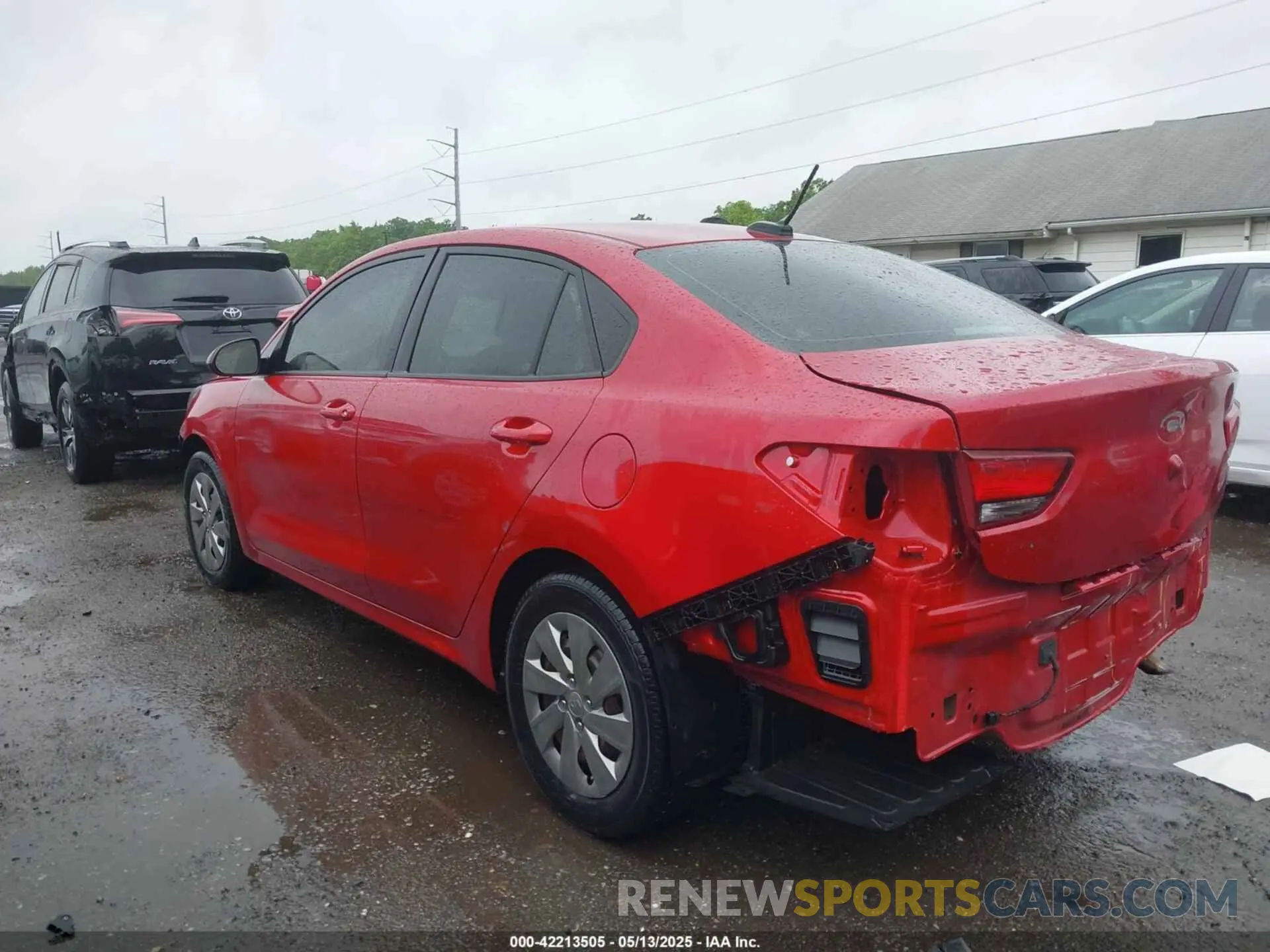 3 Photograph of a damaged car 3KPA24AB6KE167446 KIA RIO 2019