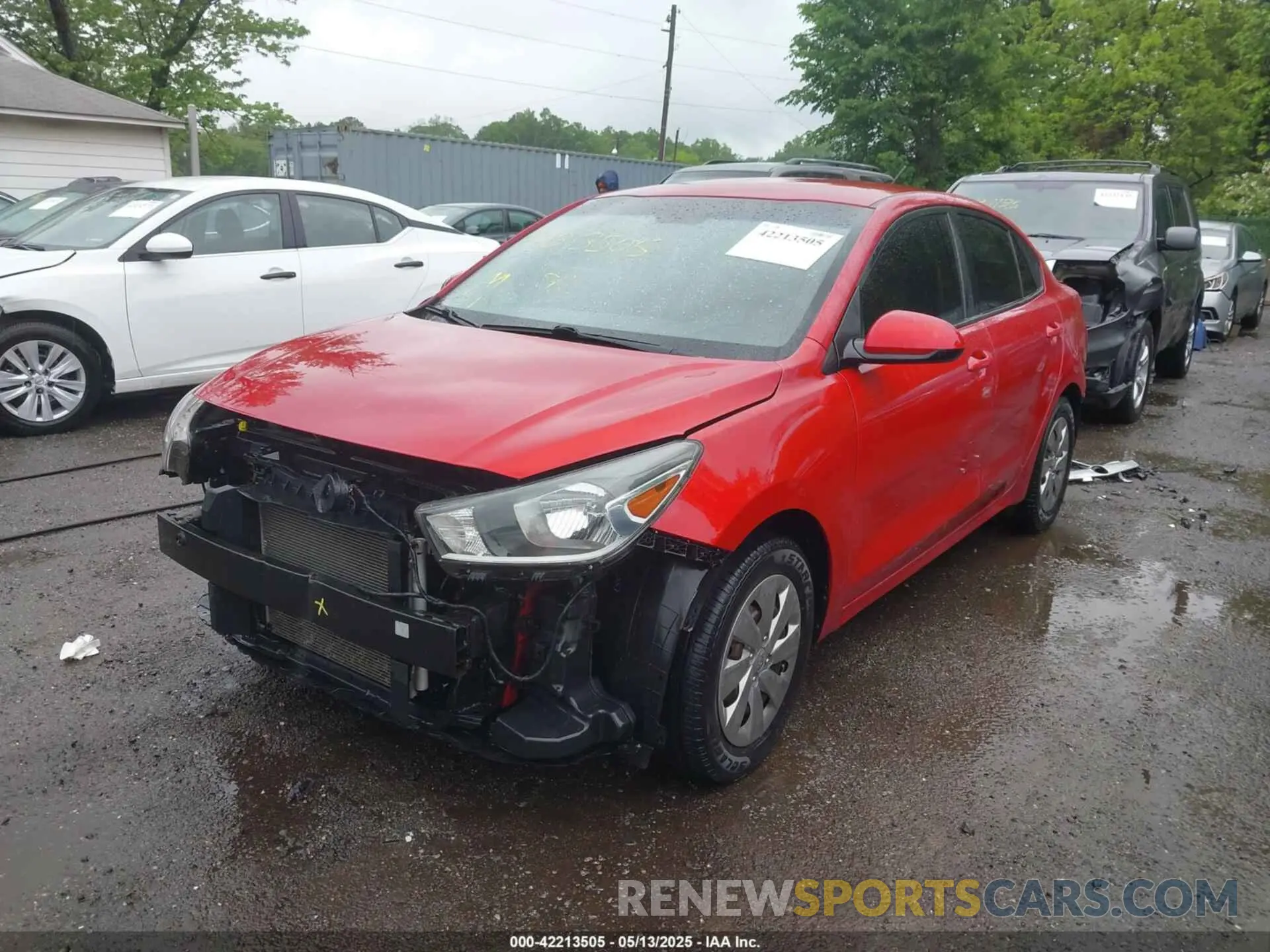 6 Photograph of a damaged car 3KPA24AB6KE167446 KIA RIO 2019