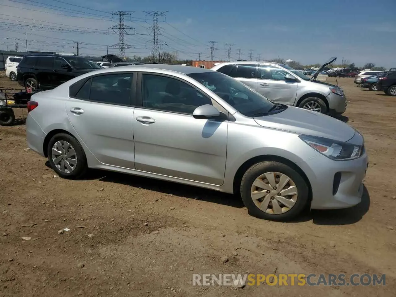 4 Photograph of a damaged car 3KPA24AB6KE172355 KIA RIO 2019