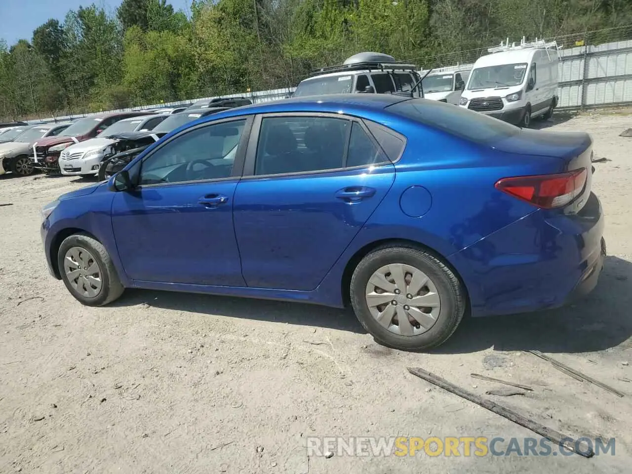 2 Photograph of a damaged car 3KPA24AB6KE187843 KIA RIO 2019