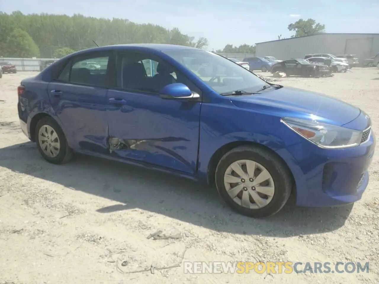 4 Photograph of a damaged car 3KPA24AB6KE187843 KIA RIO 2019