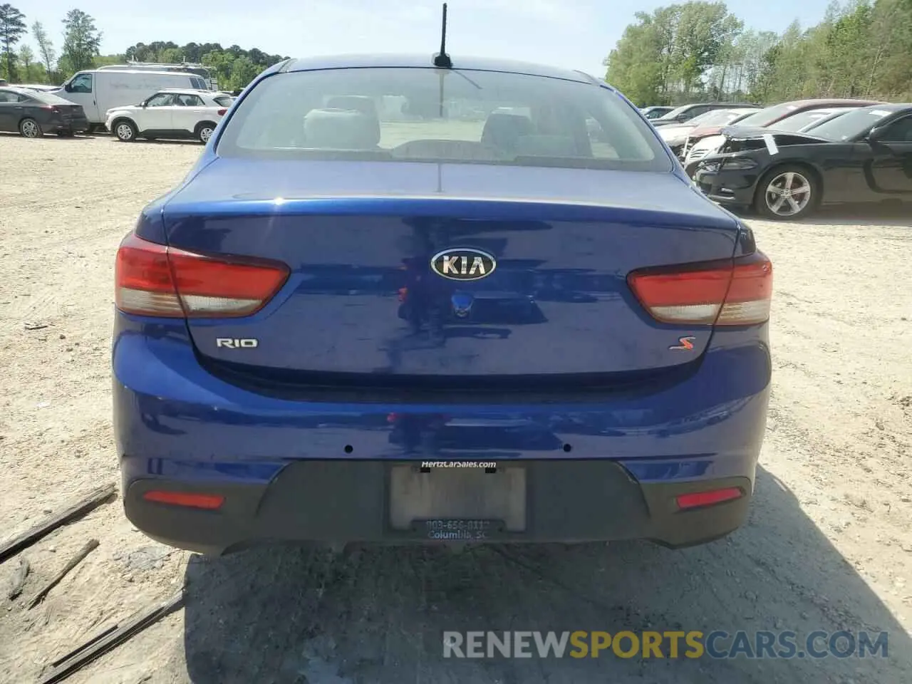 6 Photograph of a damaged car 3KPA24AB6KE187843 KIA RIO 2019