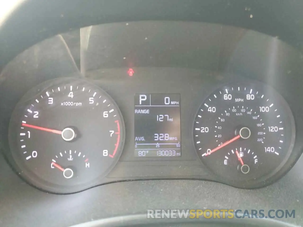 9 Photograph of a damaged car 3KPA24AB6KE187843 KIA RIO 2019