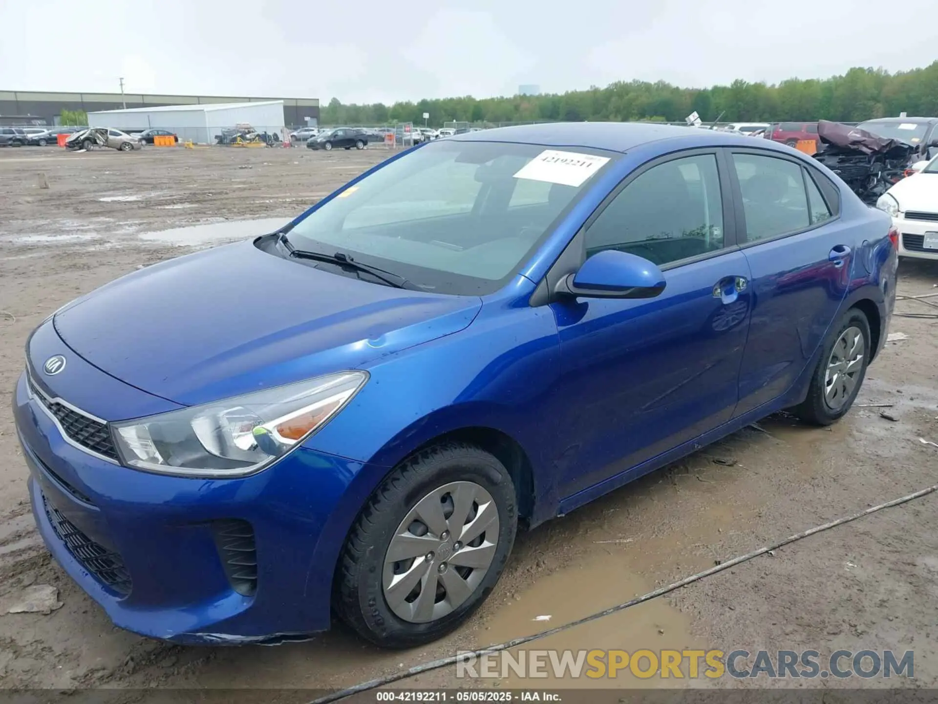 2 Photograph of a damaged car 3KPA24AB6KE207394 KIA RIO 2019