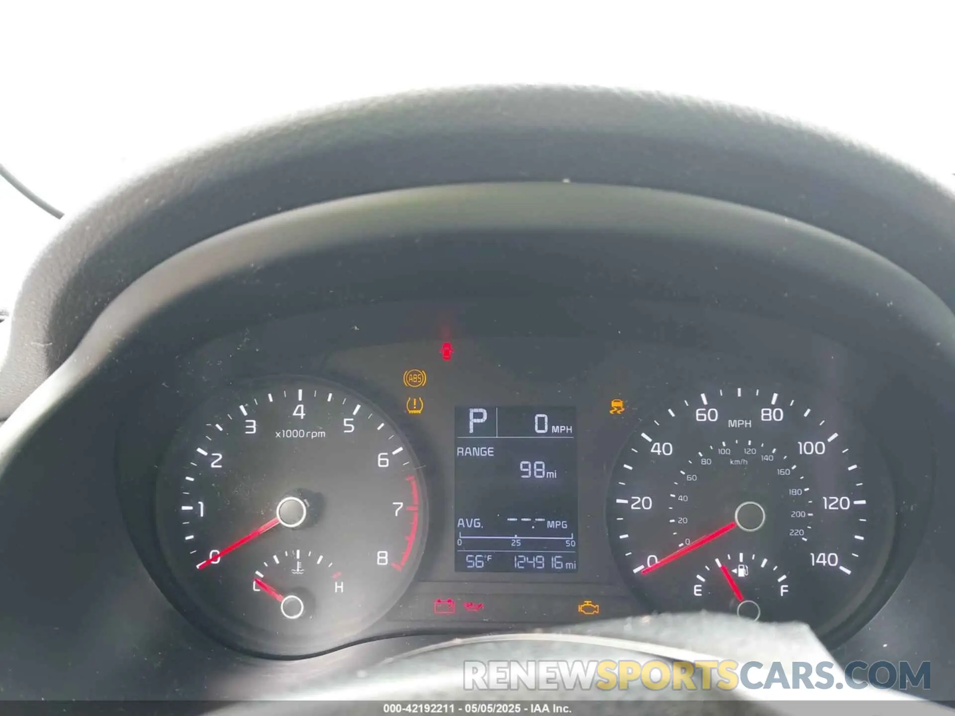 7 Photograph of a damaged car 3KPA24AB6KE207394 KIA RIO 2019