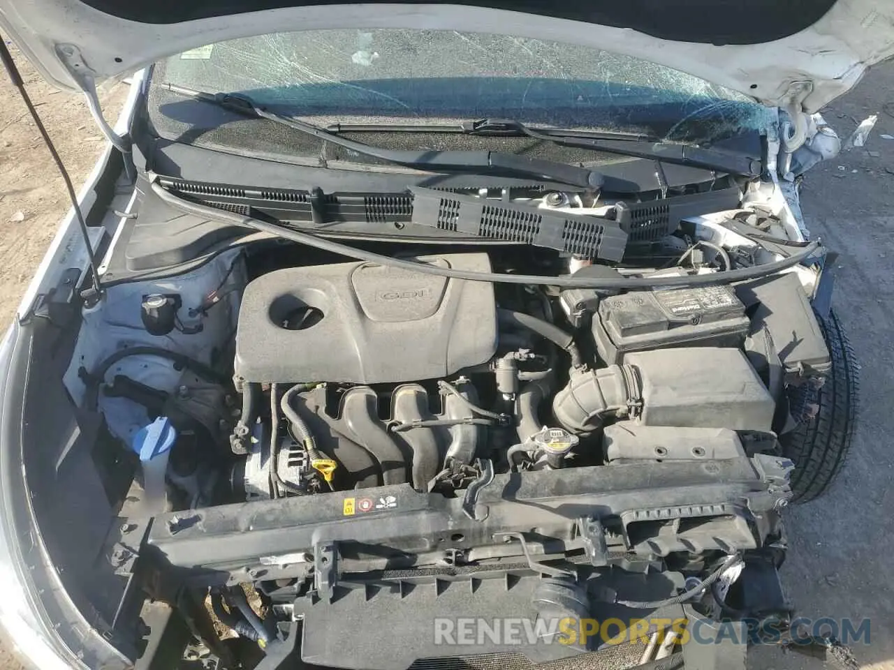 11 Photograph of a damaged car 3KPA24AB6KE216130 KIA RIO 2019