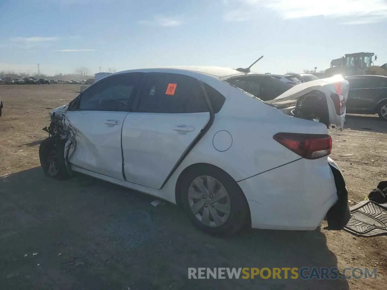 2 Photograph of a damaged car 3KPA24AB6KE216130 KIA RIO 2019