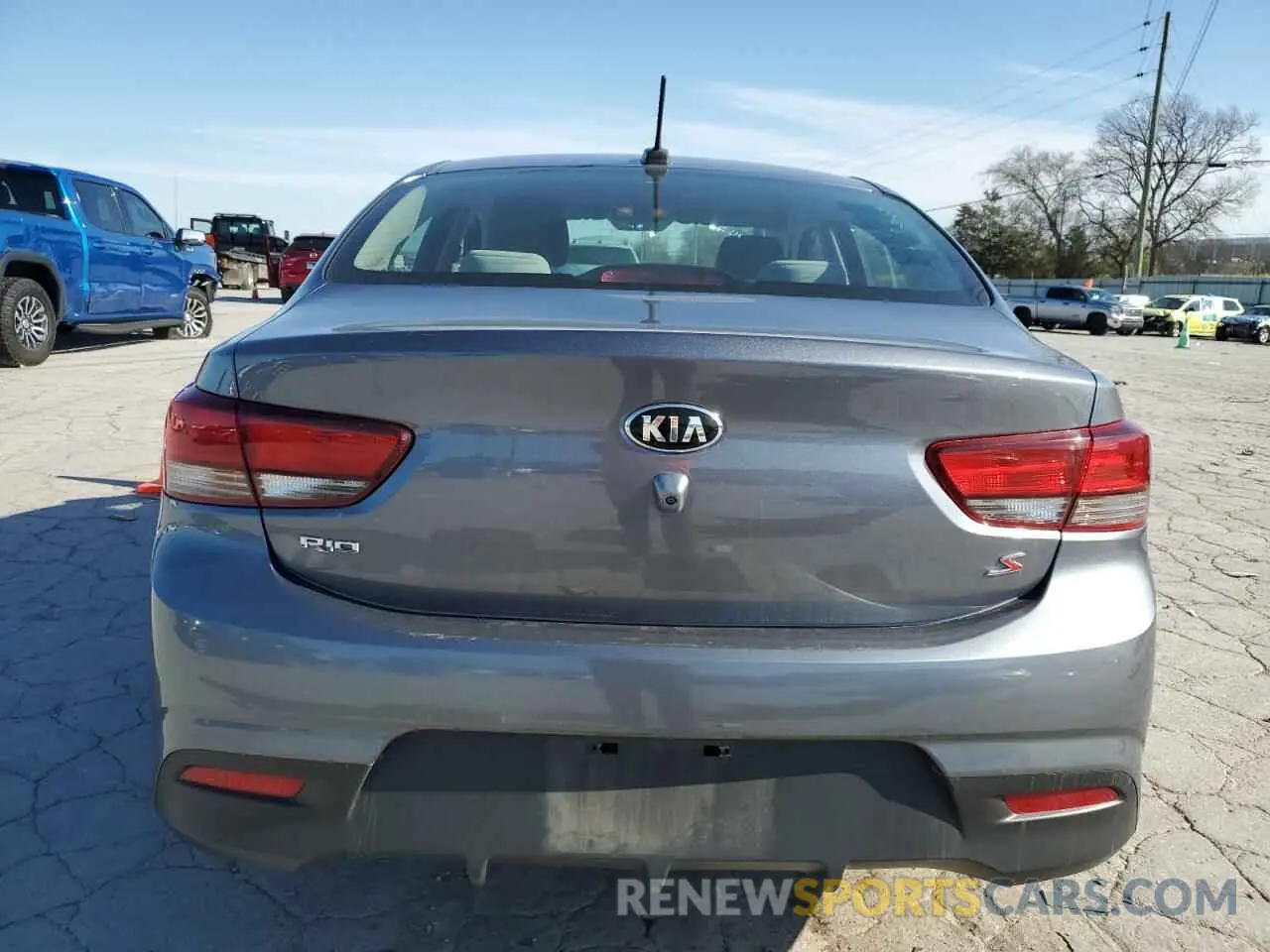 6 Photograph of a damaged car 3KPA24AB6KE216340 KIA RIO 2019
