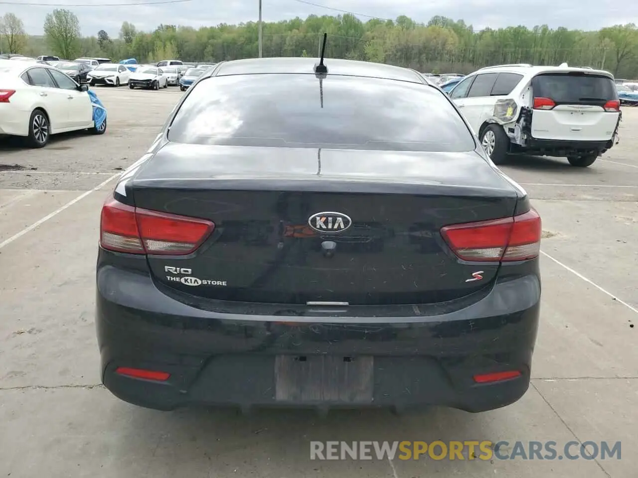 6 Photograph of a damaged car 3KPA24AB7KE171845 KIA RIO 2019