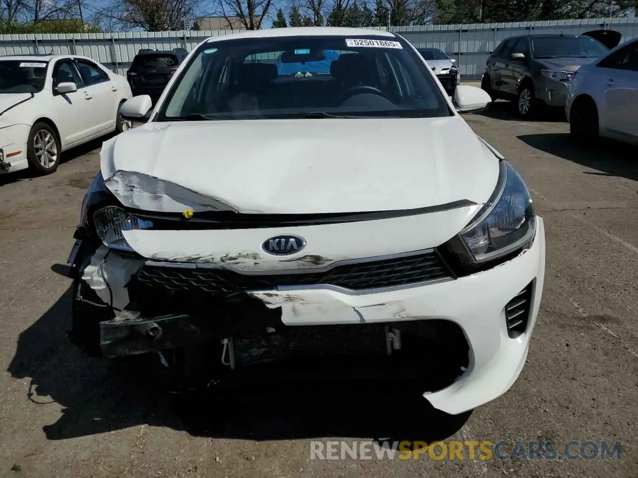 5 Photograph of a damaged car 3KPA24AB7KE194896 KIA RIO 2019