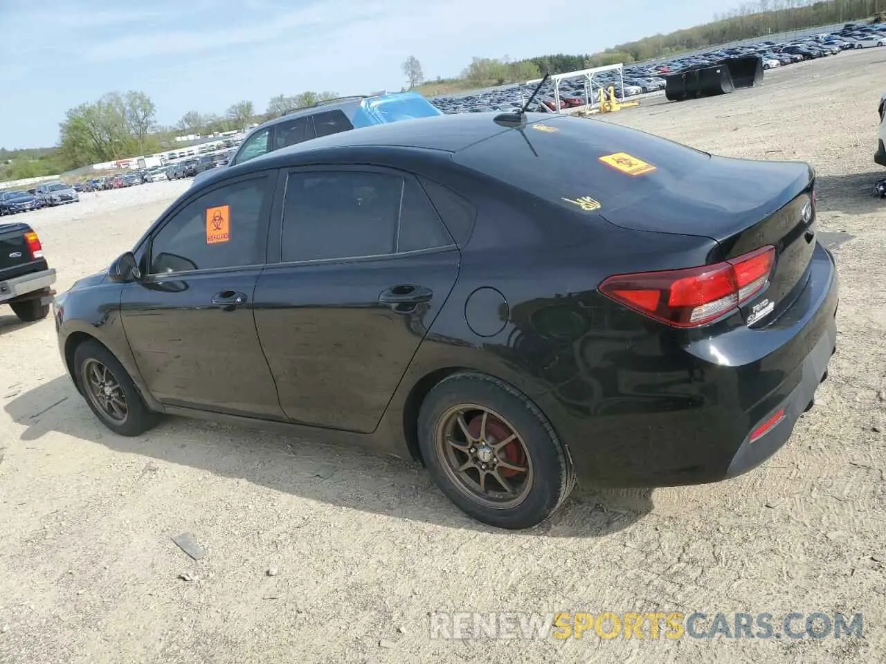 2 Photograph of a damaged car 3KPA24AB7KE200423 KIA RIO 2019
