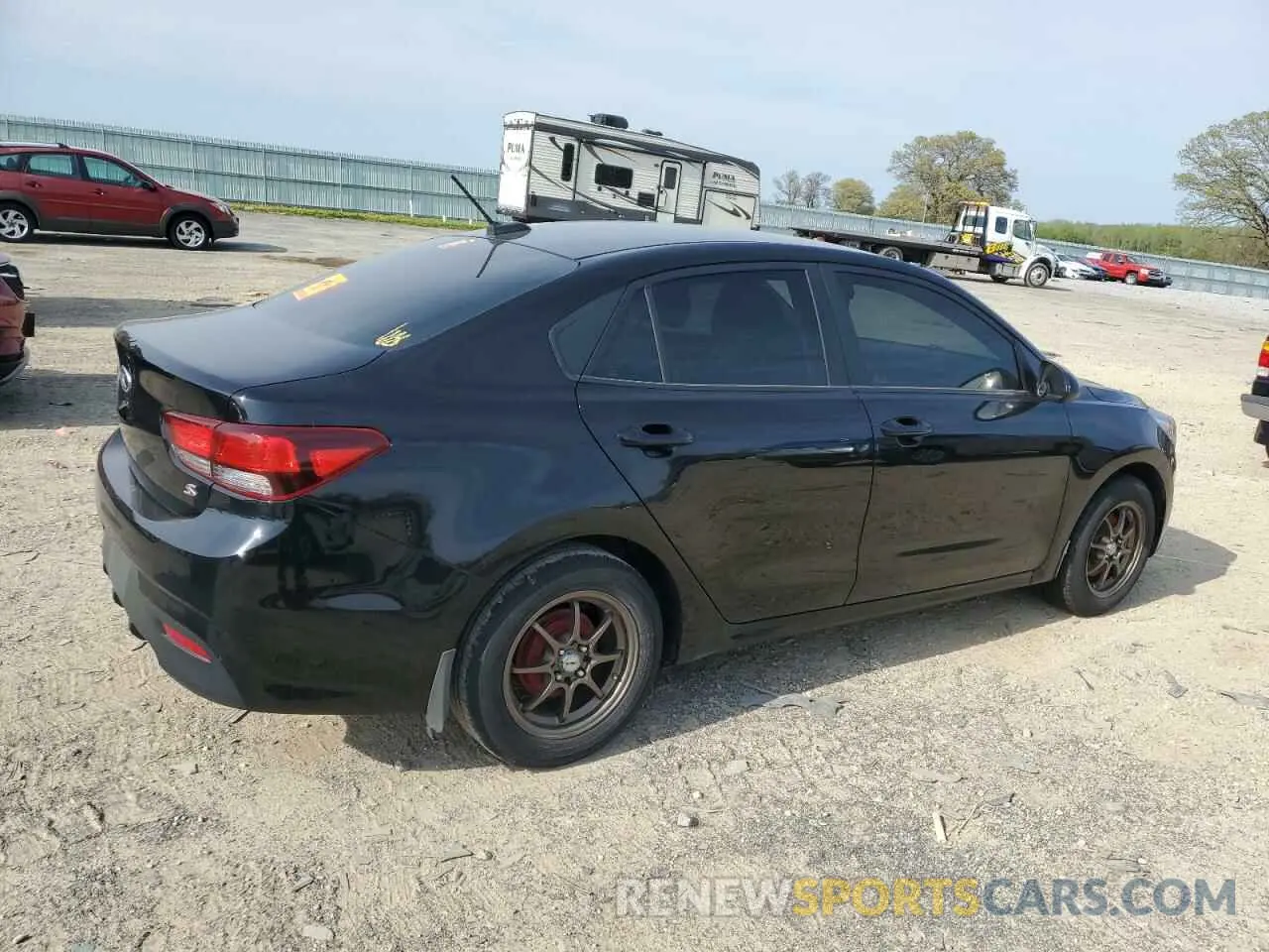 3 Photograph of a damaged car 3KPA24AB7KE200423 KIA RIO 2019