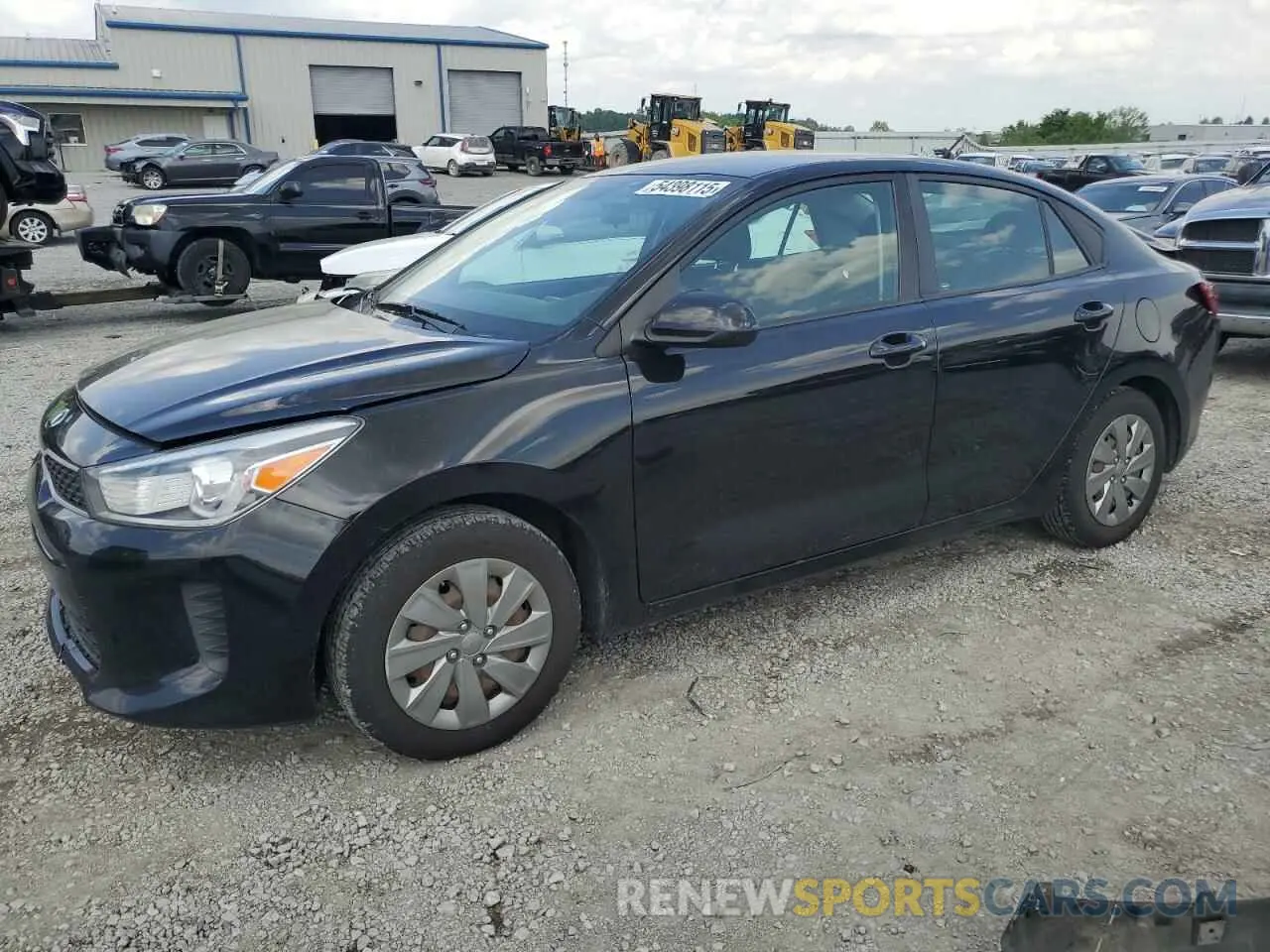 1 Photograph of a damaged car 3KPA24AB7KE207453 KIA RIO 2019