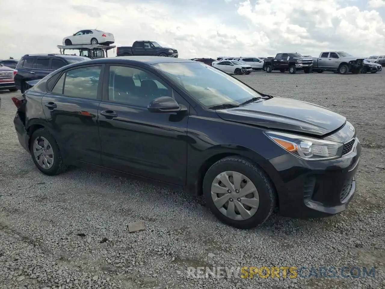 4 Photograph of a damaged car 3KPA24AB7KE207453 KIA RIO 2019