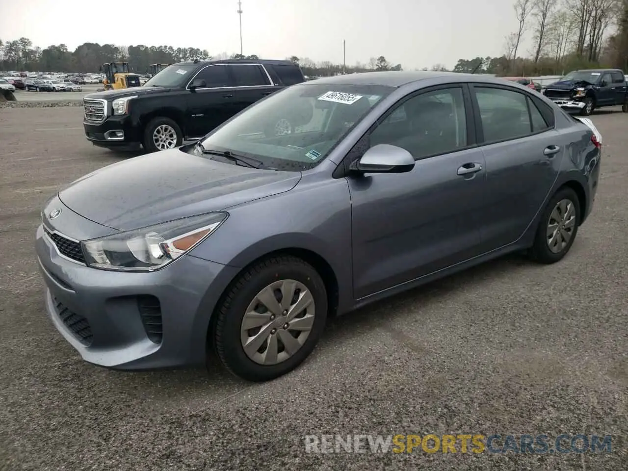1 Photograph of a damaged car 3KPA24AB7KE222390 KIA RIO 2019