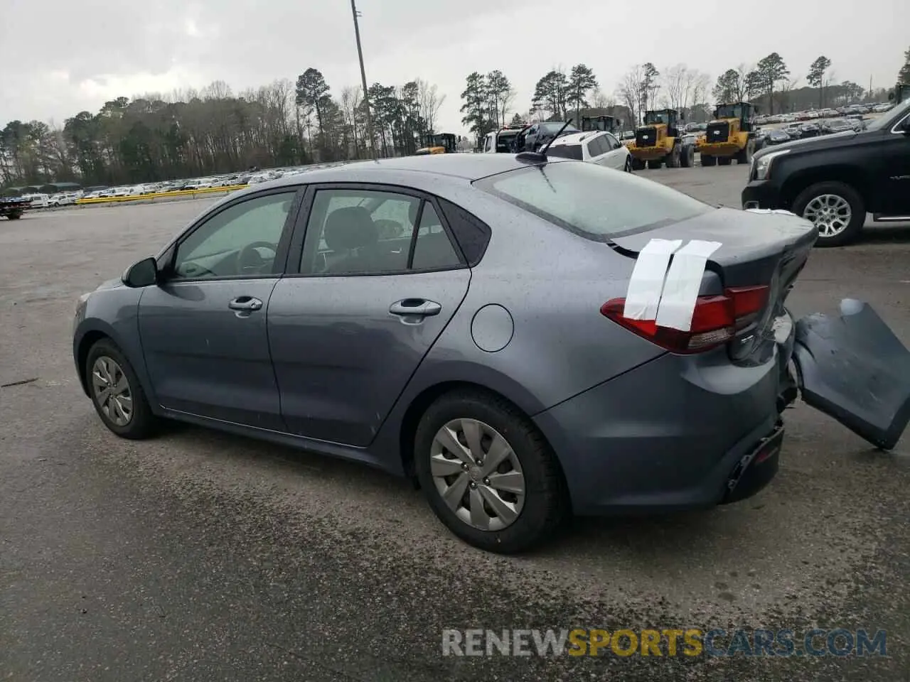 2 Photograph of a damaged car 3KPA24AB7KE222390 KIA RIO 2019