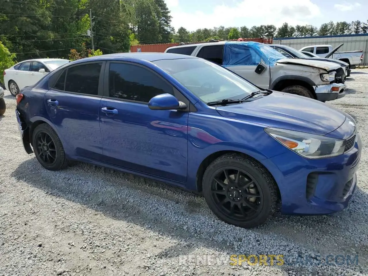 4 Photograph of a damaged car 3KPA24AB7KE249427 KIA RIO 2019