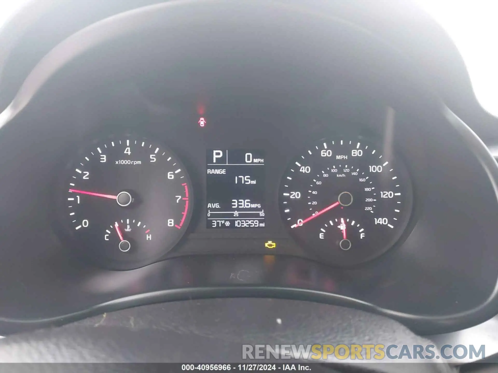 7 Photograph of a damaged car 3KPA24AB8KE171790 KIA RIO 2019