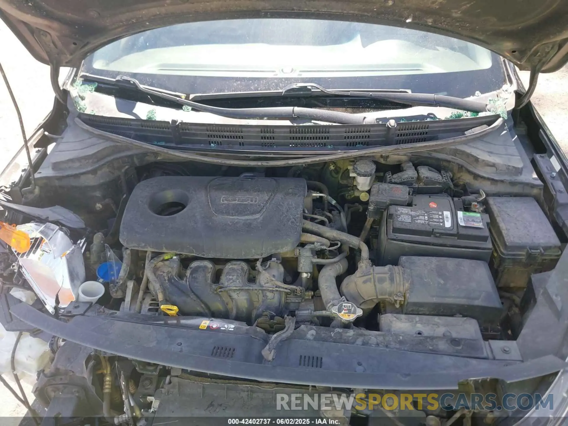 10 Photograph of a damaged car 3KPA24AB8KE180313 KIA RIO 2019