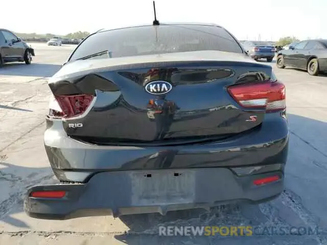6 Photograph of a damaged car 3KPA24AB8KE208269 KIA RIO 2019