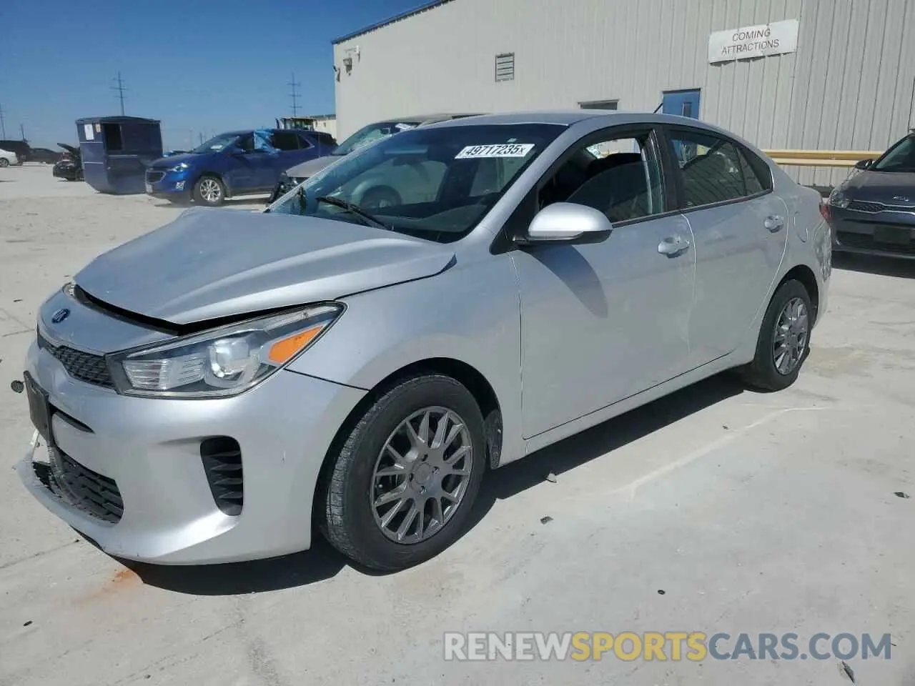1 Photograph of a damaged car 3KPA24AB8KE208465 KIA RIO 2019