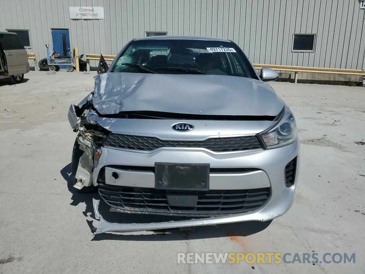 5 Photograph of a damaged car 3KPA24AB8KE208465 KIA RIO 2019