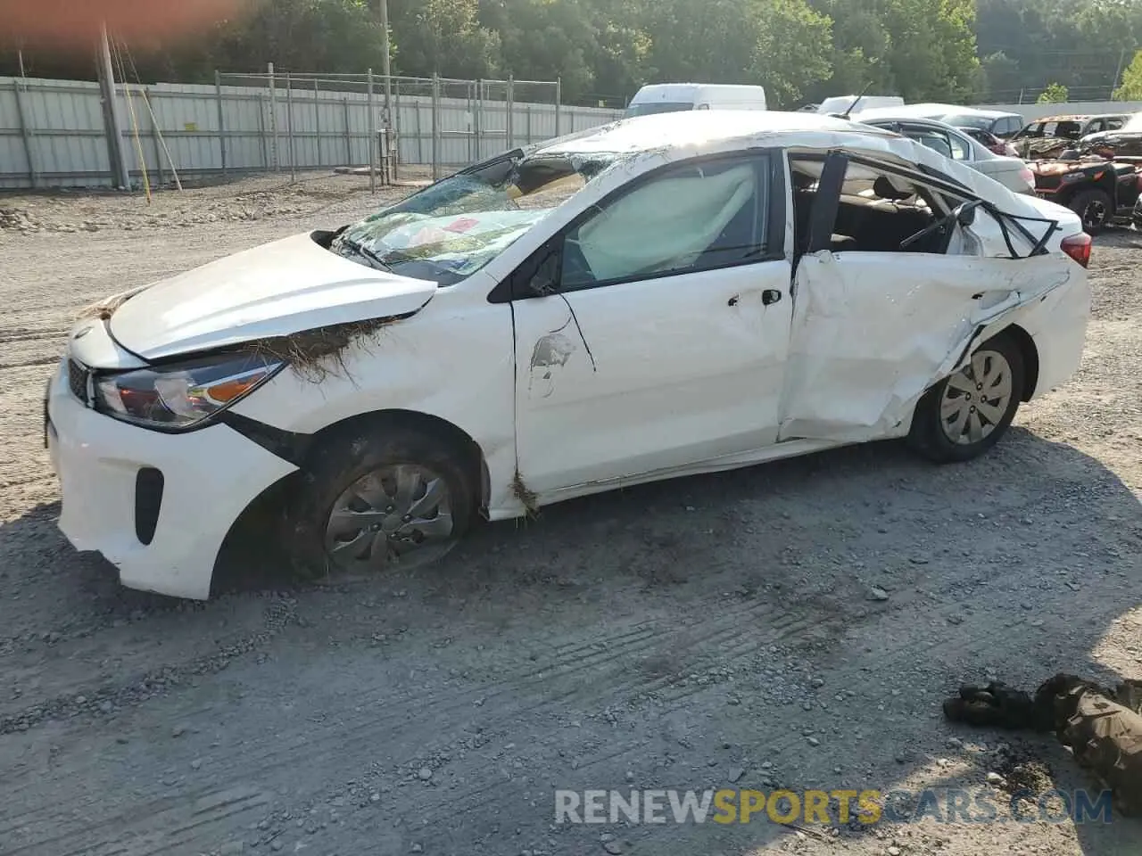 1 Photograph of a damaged car 3KPA24AB8KE213651 KIA RIO 2019