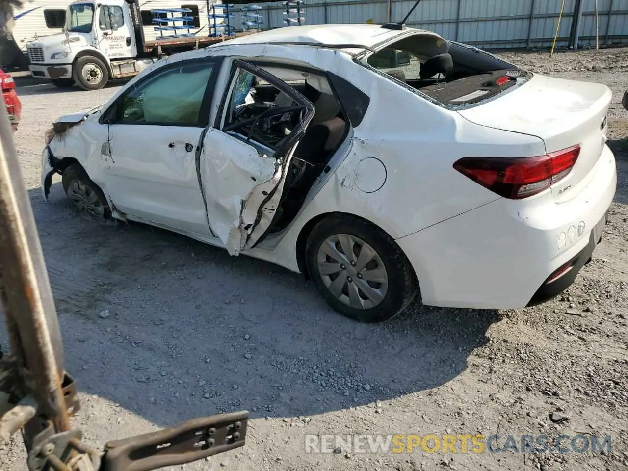 2 Photograph of a damaged car 3KPA24AB8KE213651 KIA RIO 2019
